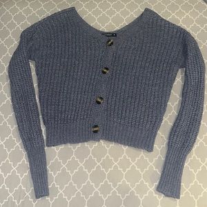 Long Sleeved Button-up Sweater